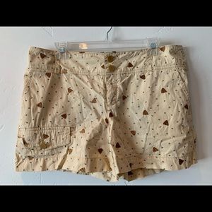 Anthropologie bee hive shorts.